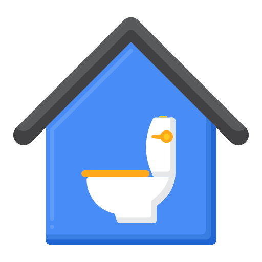 toaleta Flaticons Flat ikona