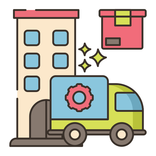 Supply chain Flaticons Lineal Color icon
