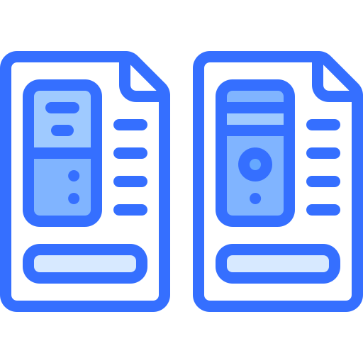 Tower pc Coloring Blue icon