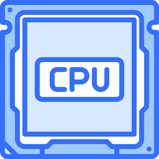 procesor Coloring Blue ikona