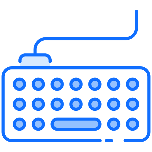 キーボード Generic Blue icon