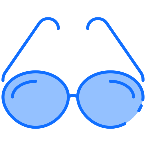 lunettes Generic Blue Icône