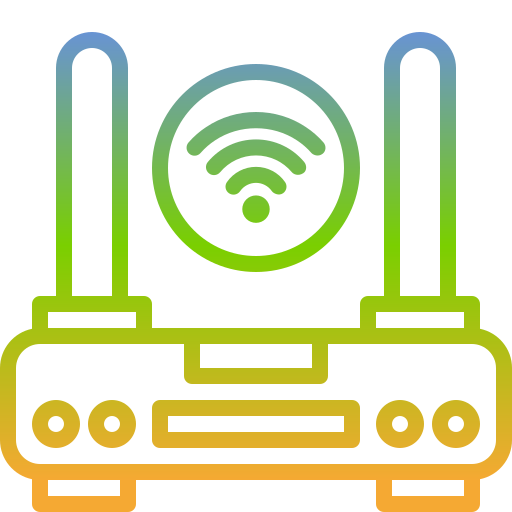 urządzenie routera Generic Gradient ikona