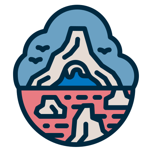 동굴 Generic Outline Color icon