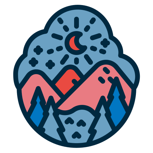 언덕 Generic Outline Color icon