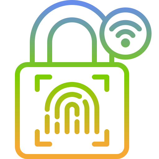Smart lock Generic Gradient icon