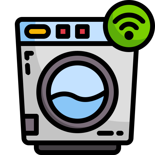 세탁기 Generic Outline Color icon