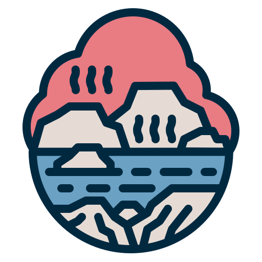 Hot spring Generic Outline Color icon