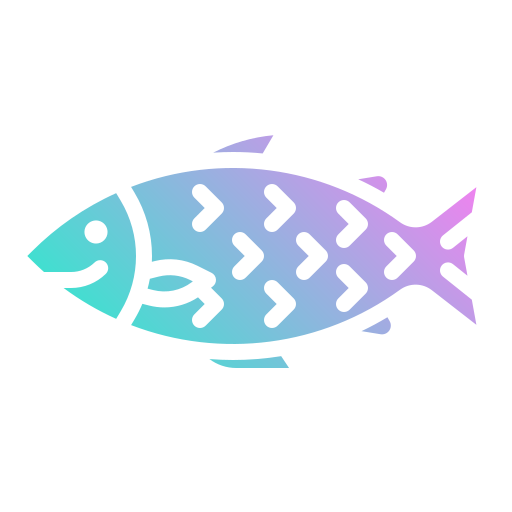 peixe Generic Flat Gradient Ícone