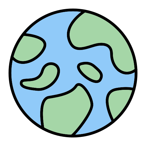 World Generic Outline Color icon