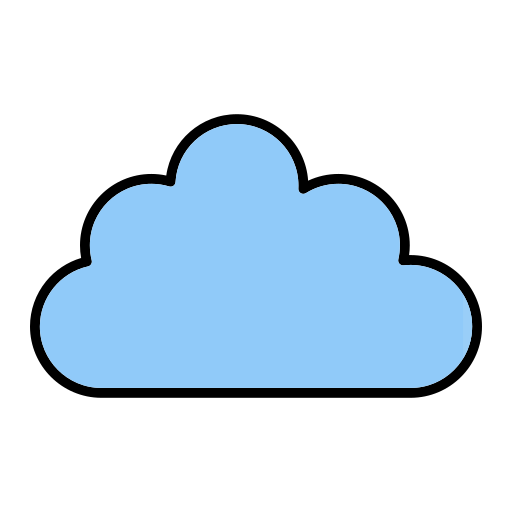 chmura Generic Outline Color ikona