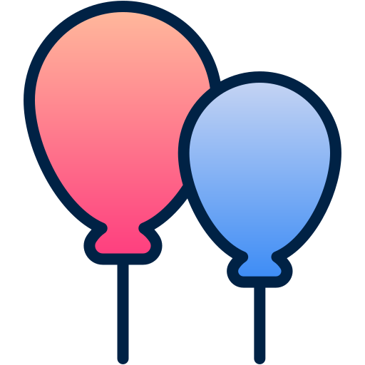 ballon Generic Lineal Color Gradient icon