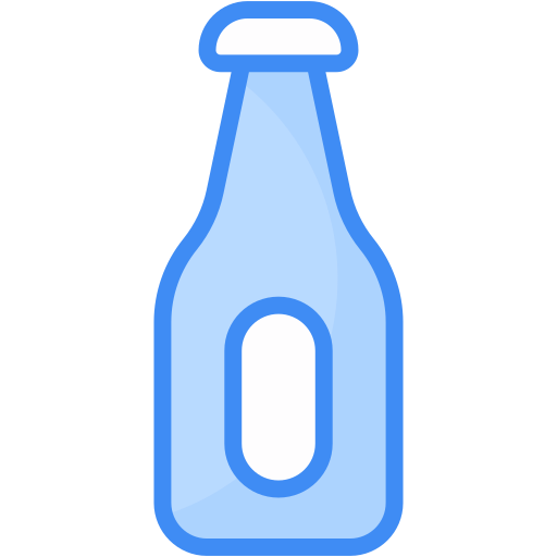 Beer bottle Generic Blue icon