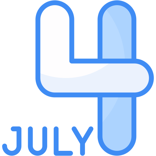 4. juli Generic Blue icon