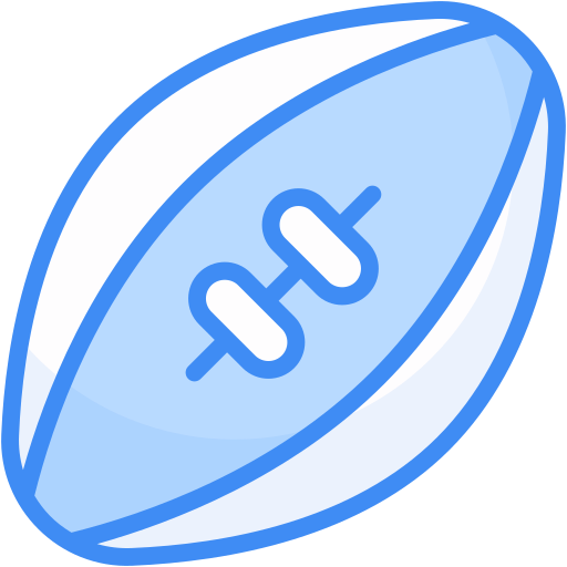 Мяч для регби Generic Blue иконка