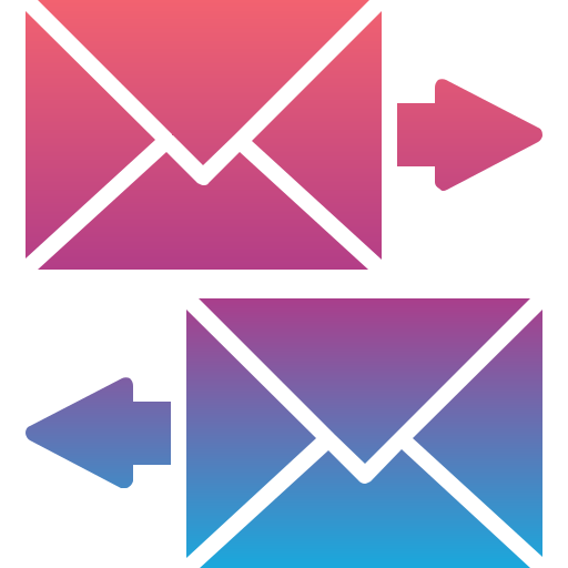 Exchange mails Generic Flat Gradient icon