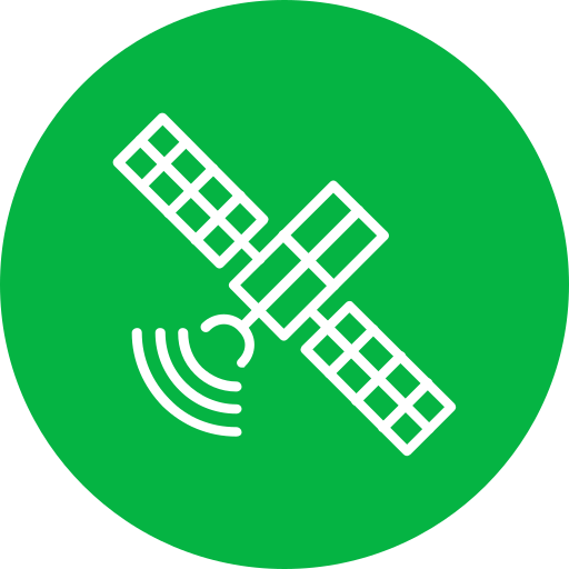 satelliet Generic Flat icoon