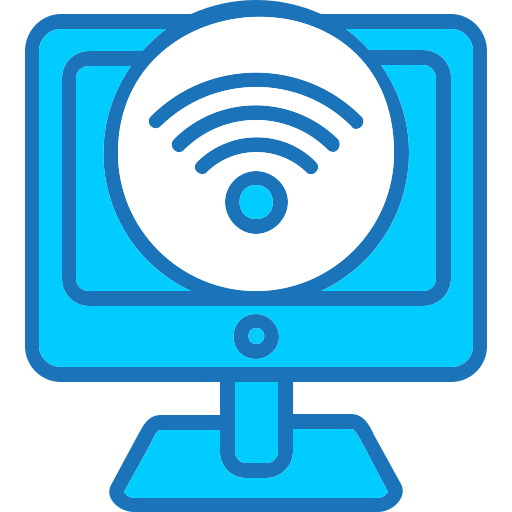 Wifi signal Generic Blue icon