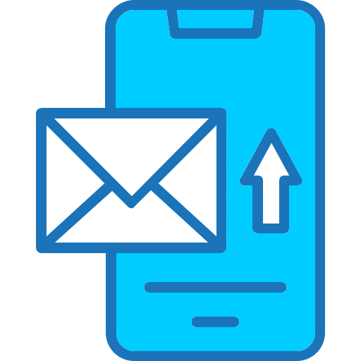 Send mail Generic Blue icon