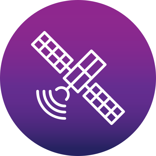 satelliet Generic Flat Gradient icoon