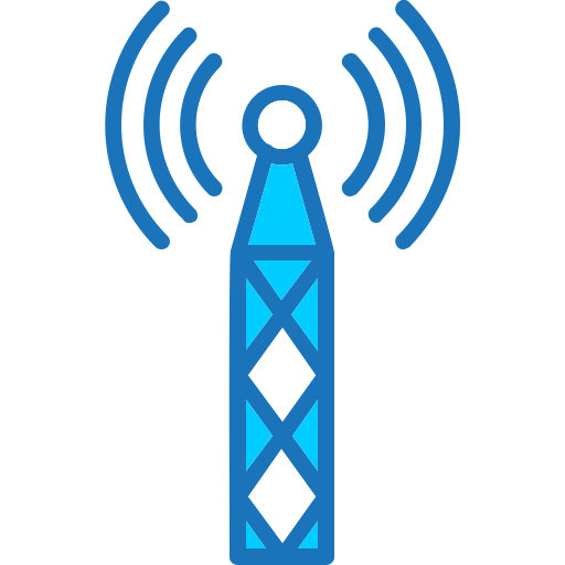 torre de sinal Generic Blue Ícone