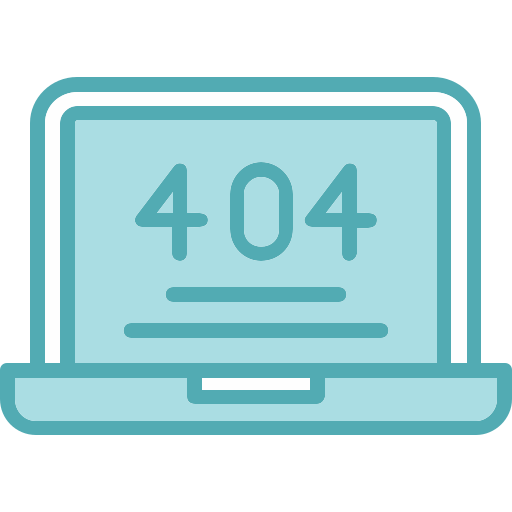 404 error Generic Blue icon