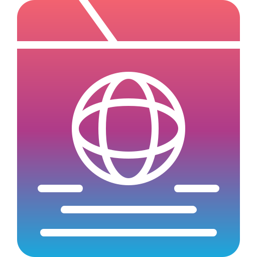 세계 Generic Flat Gradient icon