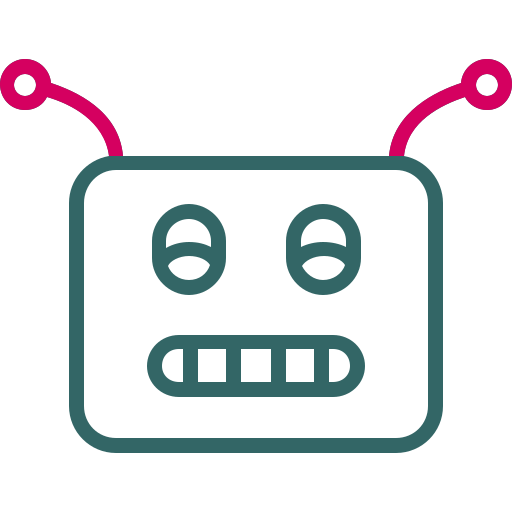 Bot Generic Outline Color icon
