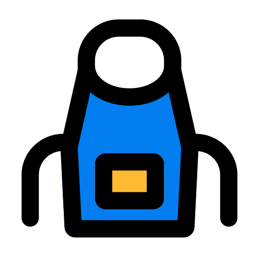 エプロン Generic Outline Color icon