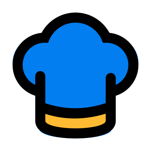 Chef hat Generic Outline Color icon