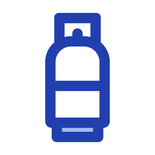 koken op gas Generic Blue icoon