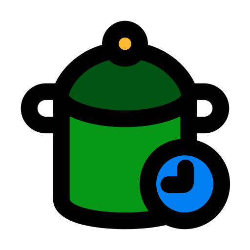 Cooking time Generic Outline Color icon