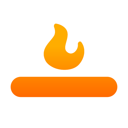 fuego Generic Flat Gradient icono