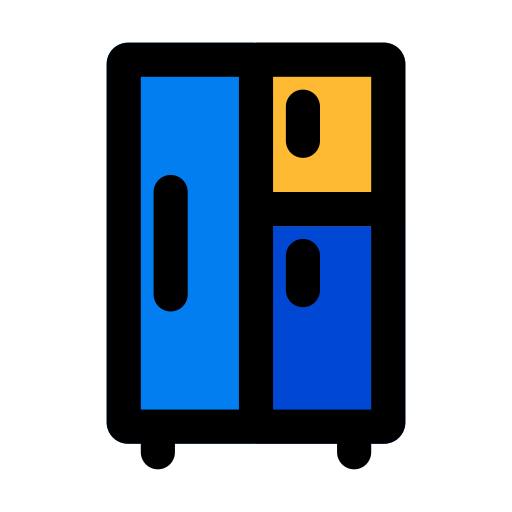 refrigerador Generic Outline Color icono