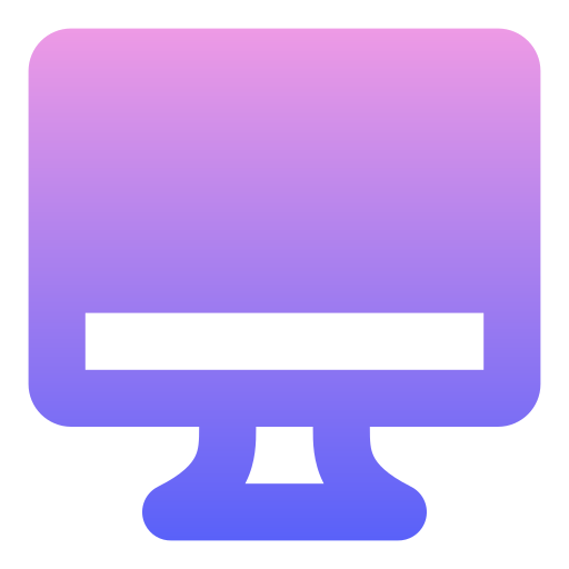 Desktop Generic Flat Gradient icon