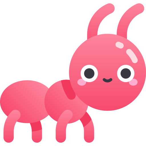 개미 Kawaii Star Gradient icon