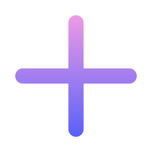 Плюс Generic Flat Gradient иконка