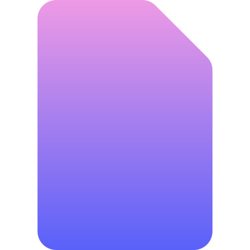 ページ Generic Flat Gradient icon
