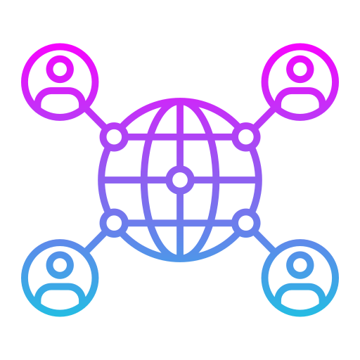 Network Generic Gradient icon