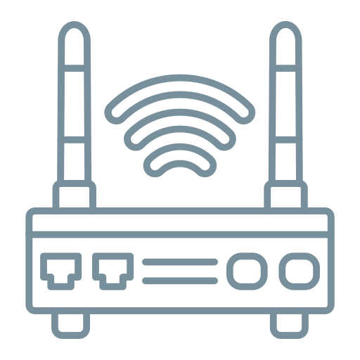 wi-fi роутер Generic Simple Colors иконка