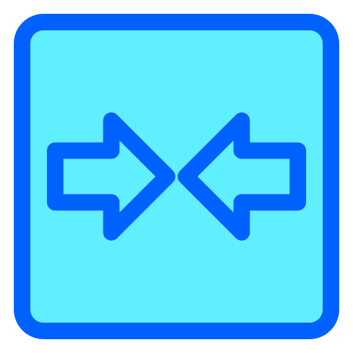 due frecce Generic Blue icona