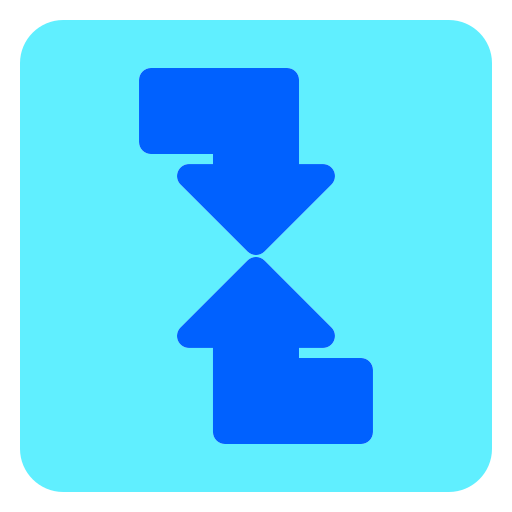 Two arrow Generic Flat icon