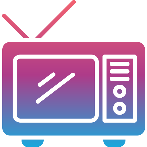 古いテレビ Generic Flat Gradient icon