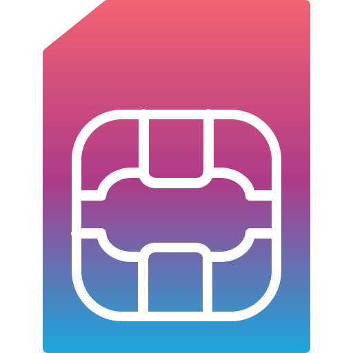 Sim card Generic Flat Gradient icon