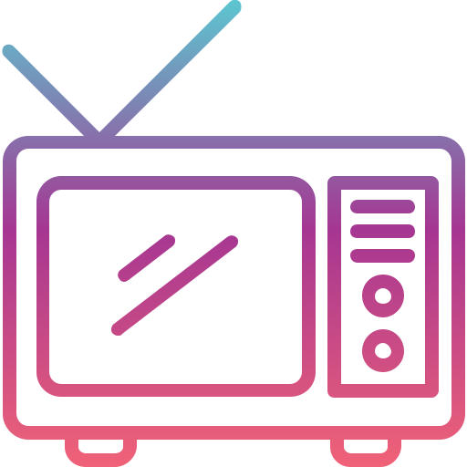 오래된 tv Generic Gradient icon