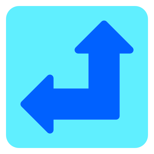 Two arrow Generic Flat icon