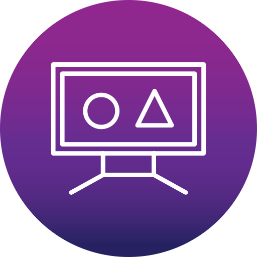 Smart tv Generic Flat Gradient icon