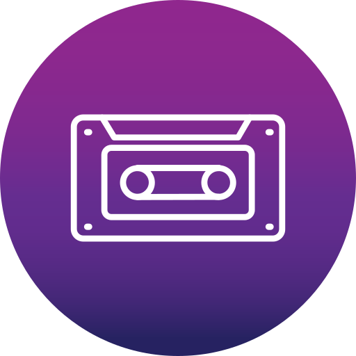 Cassette Generic Flat Gradient icon