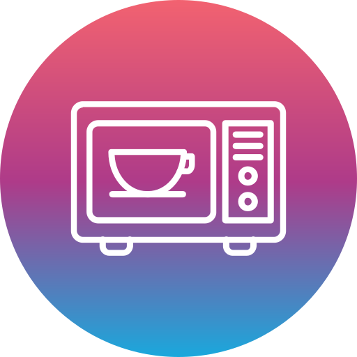 Microwave Generic Flat Gradient icon