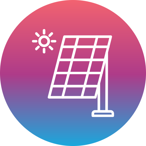układ słoneczny Generic Flat Gradient ikona